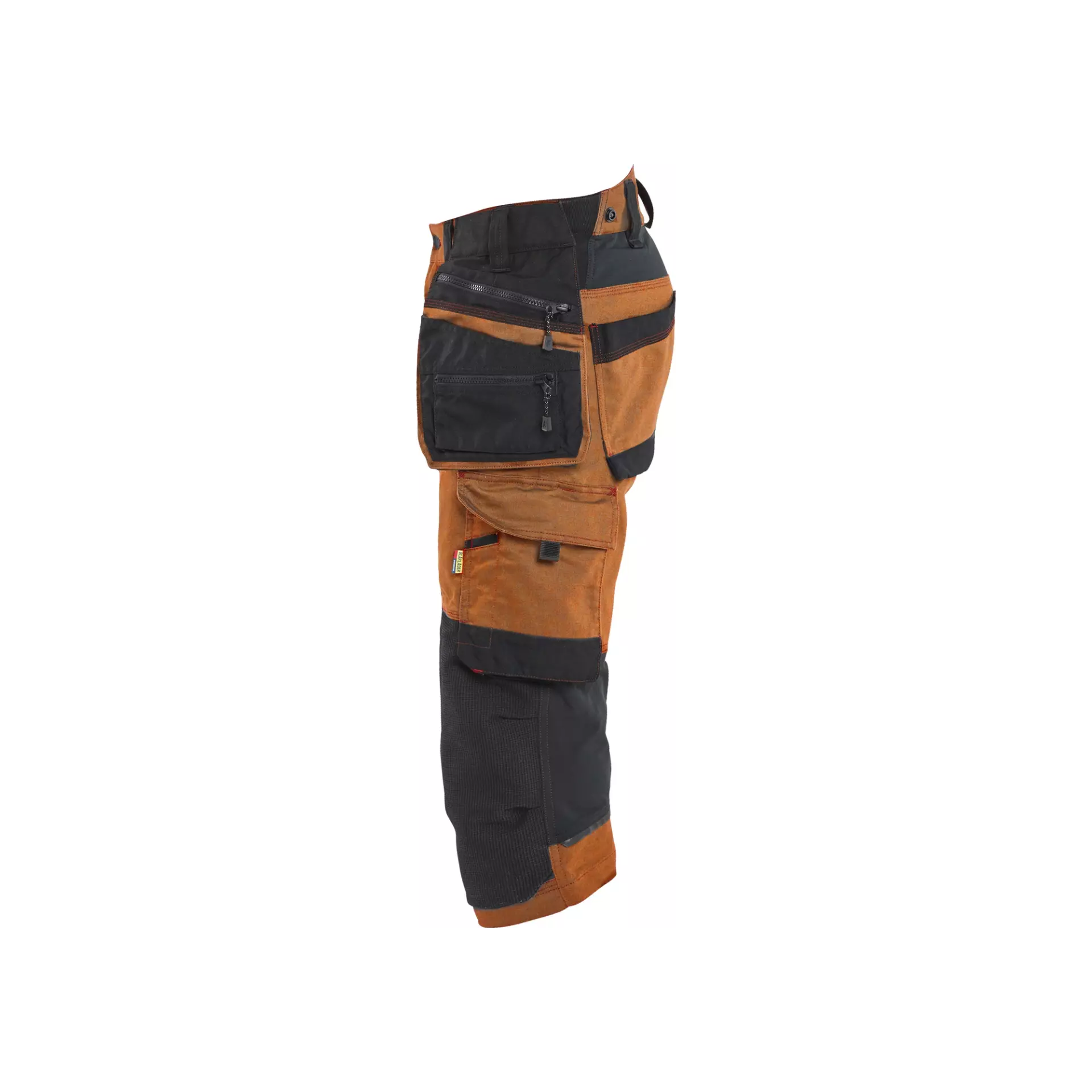 Blåkläder 197711494099, STRIKER Stretch Piraten Shorts, Rost/Schwarz, image 4