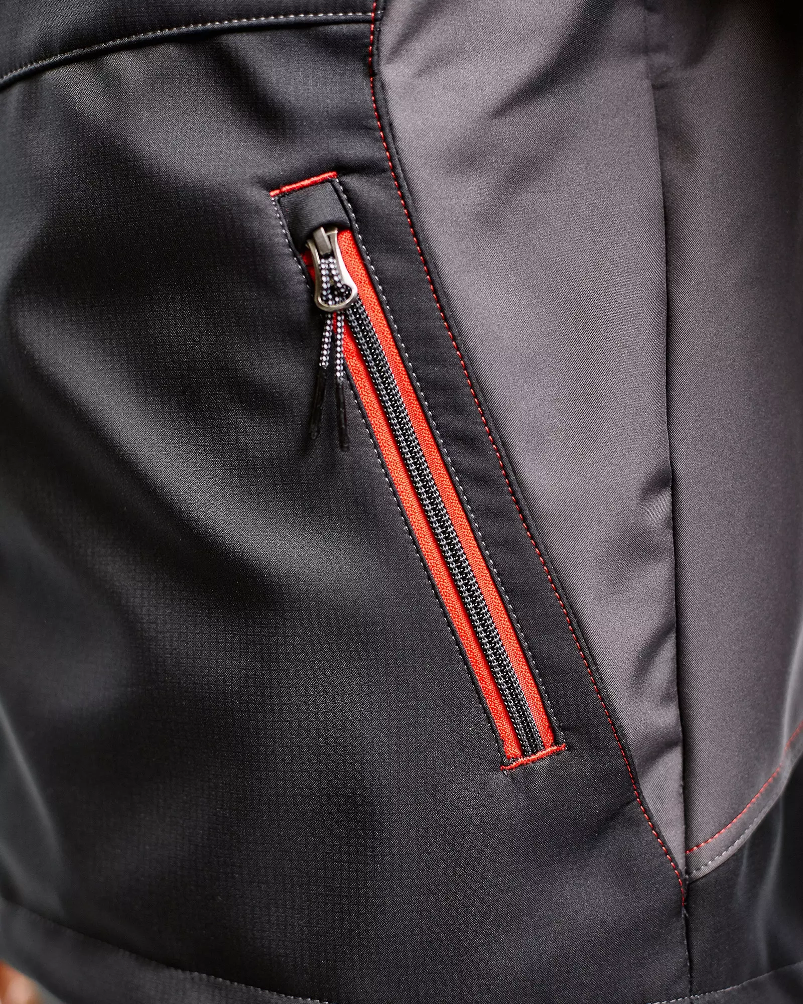 Blaklader 385025169956, Softshell Vest, Black/Red, image 4