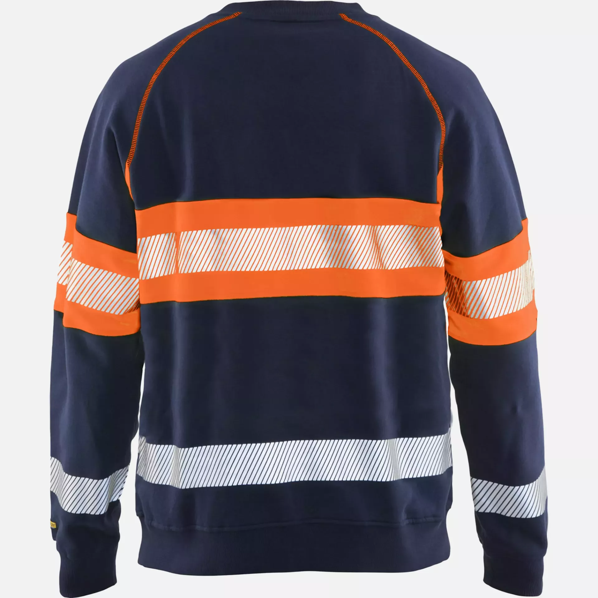 Blaklader 335911588953, High Vis Sweatshirt, Navy Blue/Orange, image 4