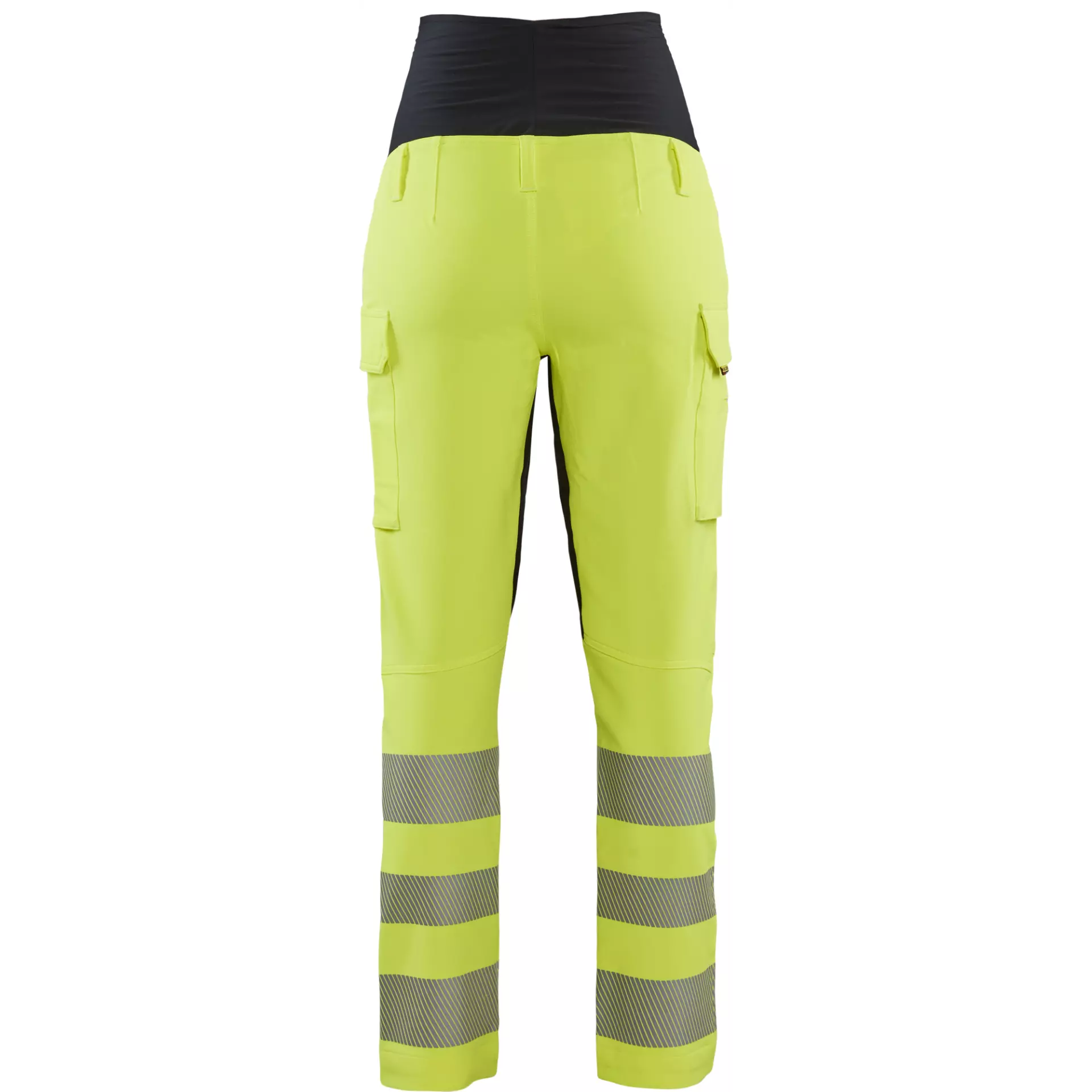 Blåkläder 710016423399, High Vis 4-Way Stretch Maternity Trousers, Yellow/Black, image 4
