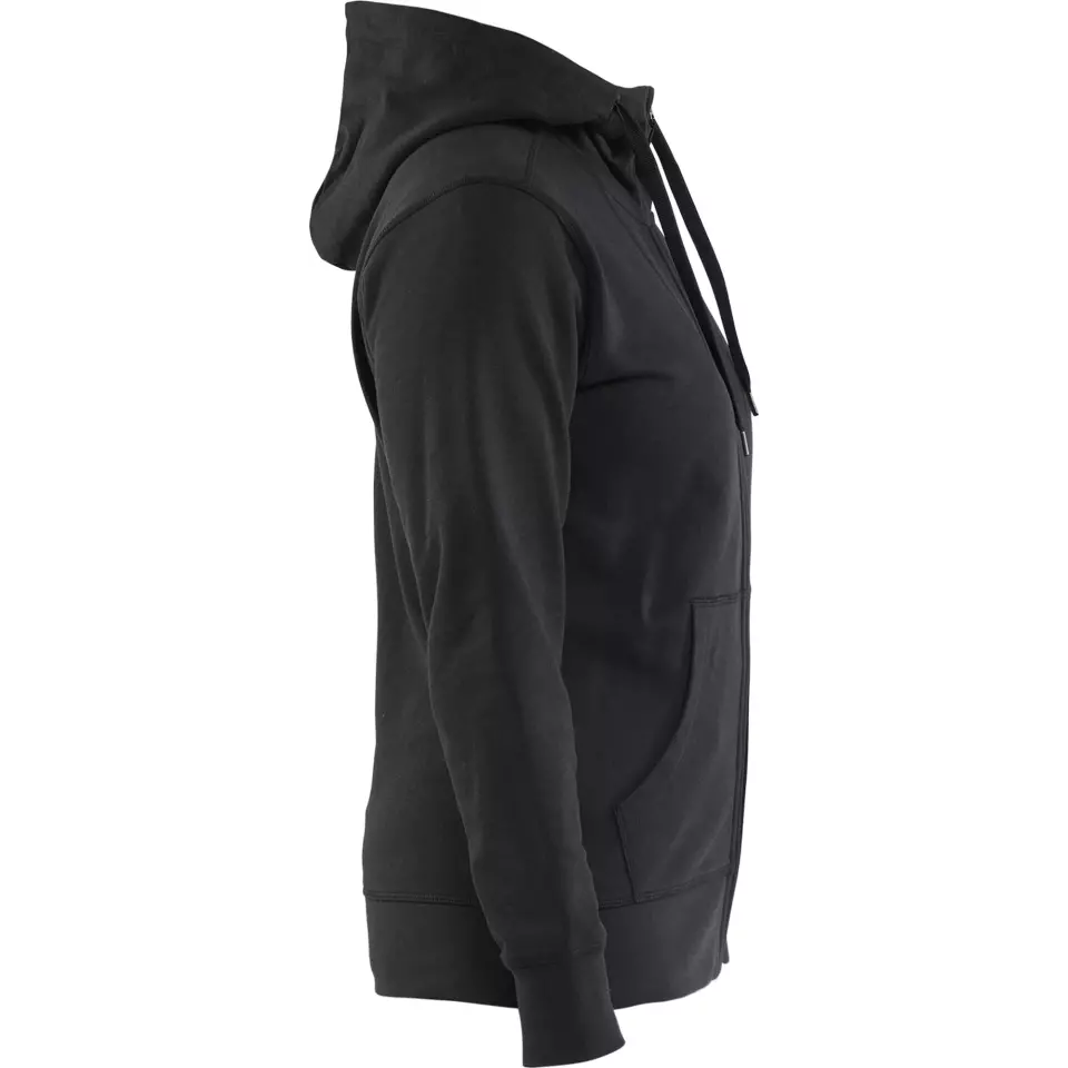 Blåkläder 339511589900, Ladies Zip Hoodie, Black, image 2, gallery thumbnail