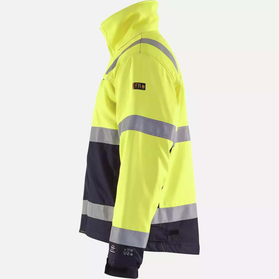Blaklader 406915143389, Multinorm Winter Jacket, Yellow/Navy, image 3, gallery thumbnail