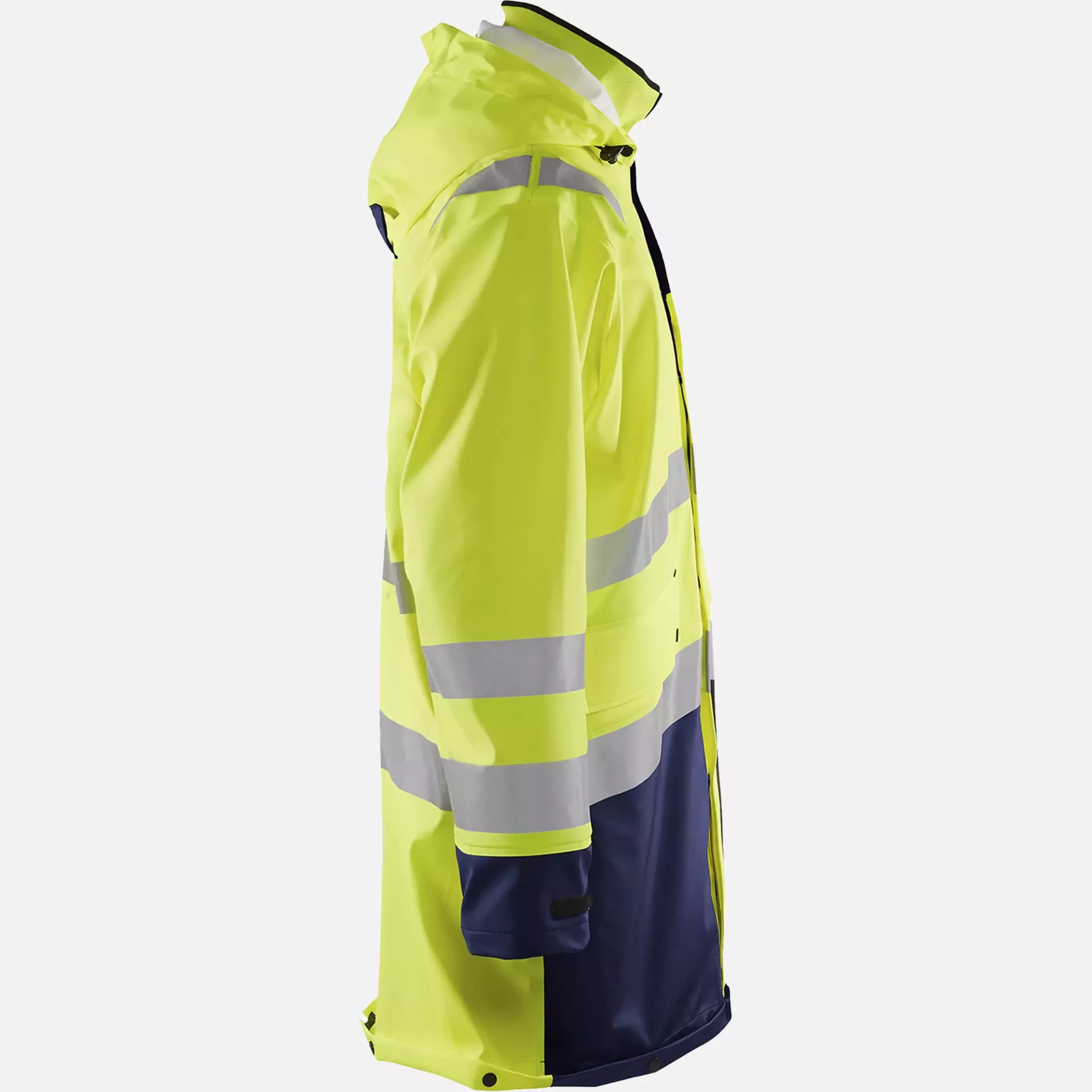 Blaklader 432620053389, High Vis Raincoat, Yellow/Navy, image 2