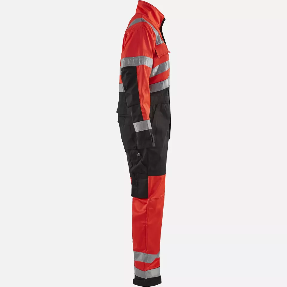 Blaklader 637318045599, Hi-Vis Coverall, Red/Black, image 2, gallery thumbnail