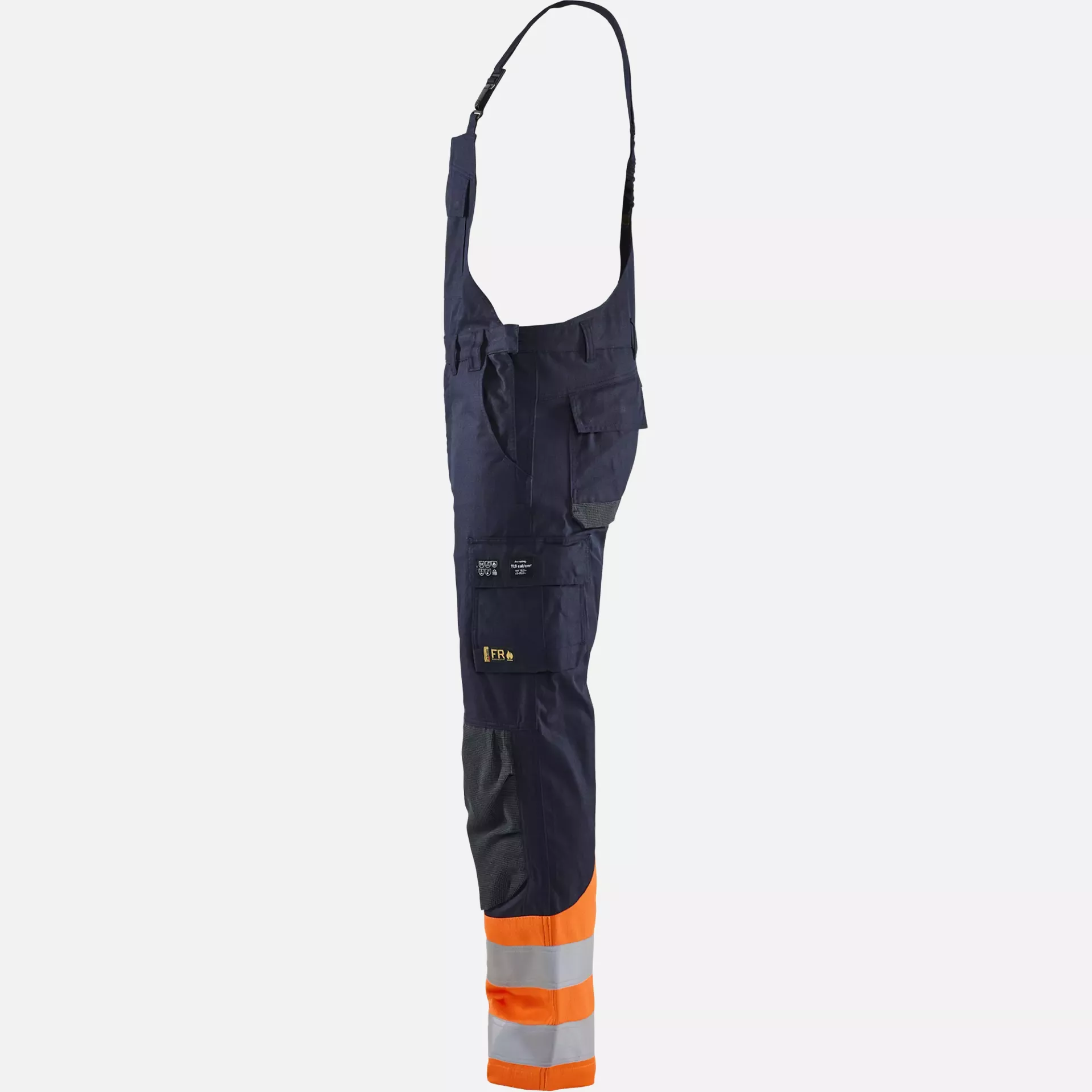 Blaklader 288815138953, Multi-Norm Bib and Brace, Navy/Orange, image 4