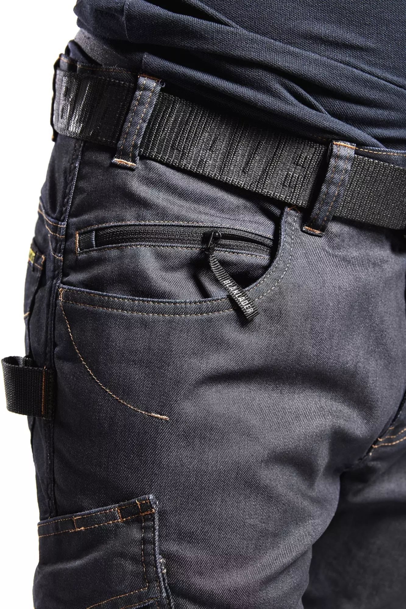 Blaklader 149711418999, Denim Stretch Work Trousers, Navy/Black, image 9