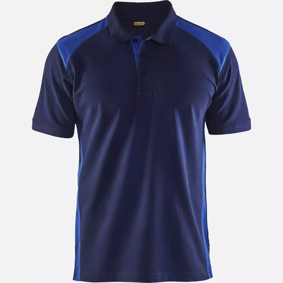 Blaklader 332410508985, Polo Shirt, Navy Blue/Royal Blue, image 11, gallery thumbnail