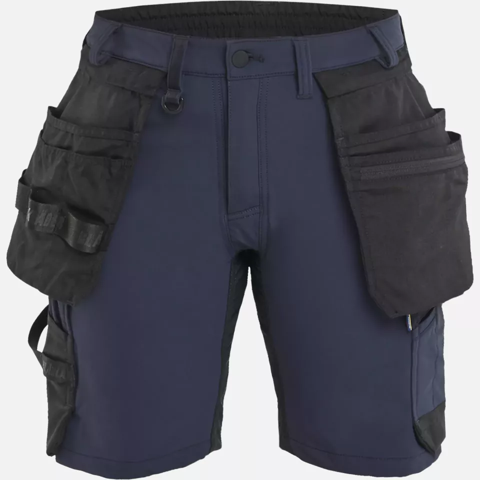 Blaklader 712416458699, Women's 4-Way Stretch Craftsman Shorts, Dark Navy/Black, image 1, gallery thumbnail