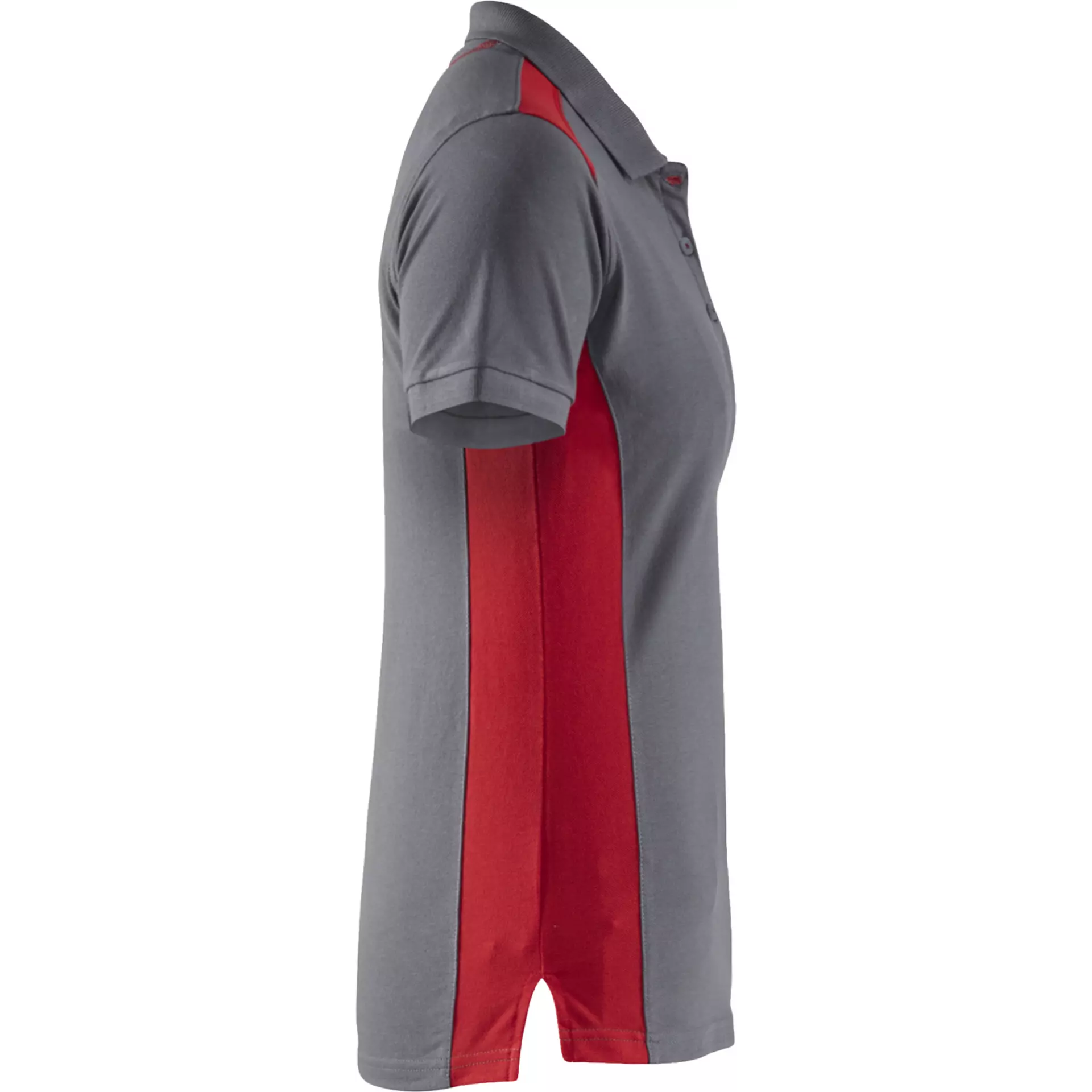 Blåkläder 339010509456, Women's Polo Shirt, Grey/Red, image 2