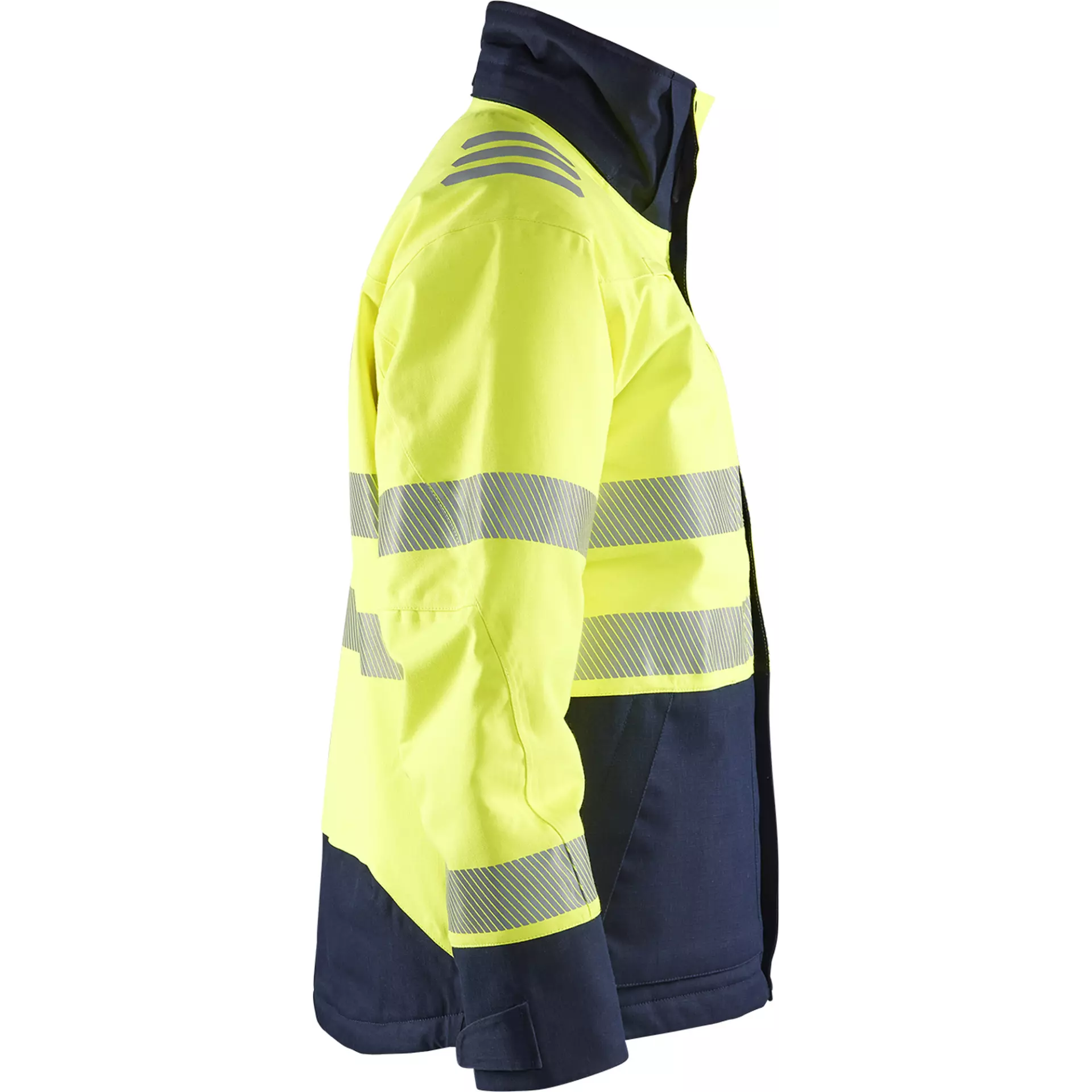 Blåkläder 451715343389, Multinorm Winter Jacket, Yellow/Navy, image 2