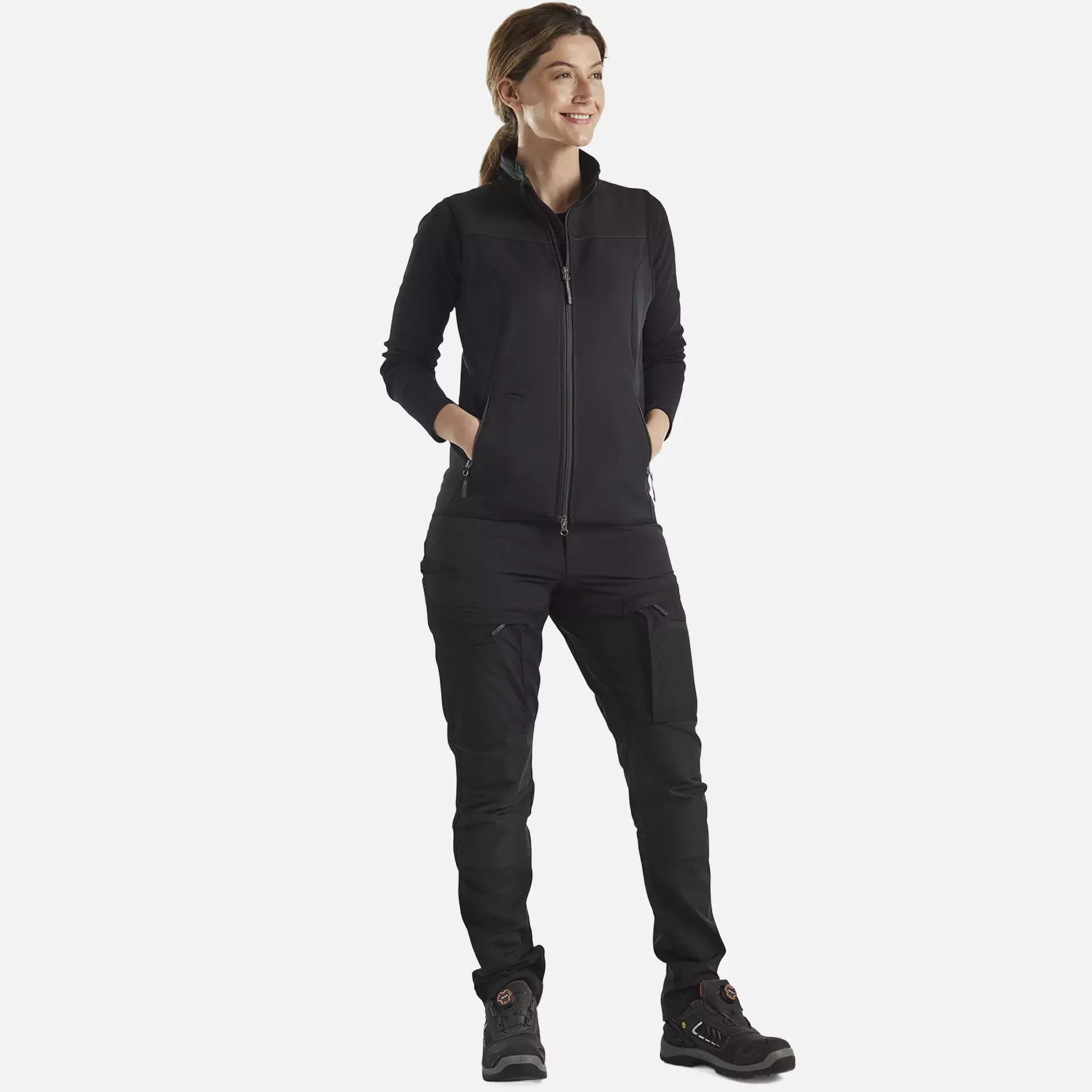 Blaklader 385125169998, Ladies Softshell Vest, Black/Dark Grey, image 5