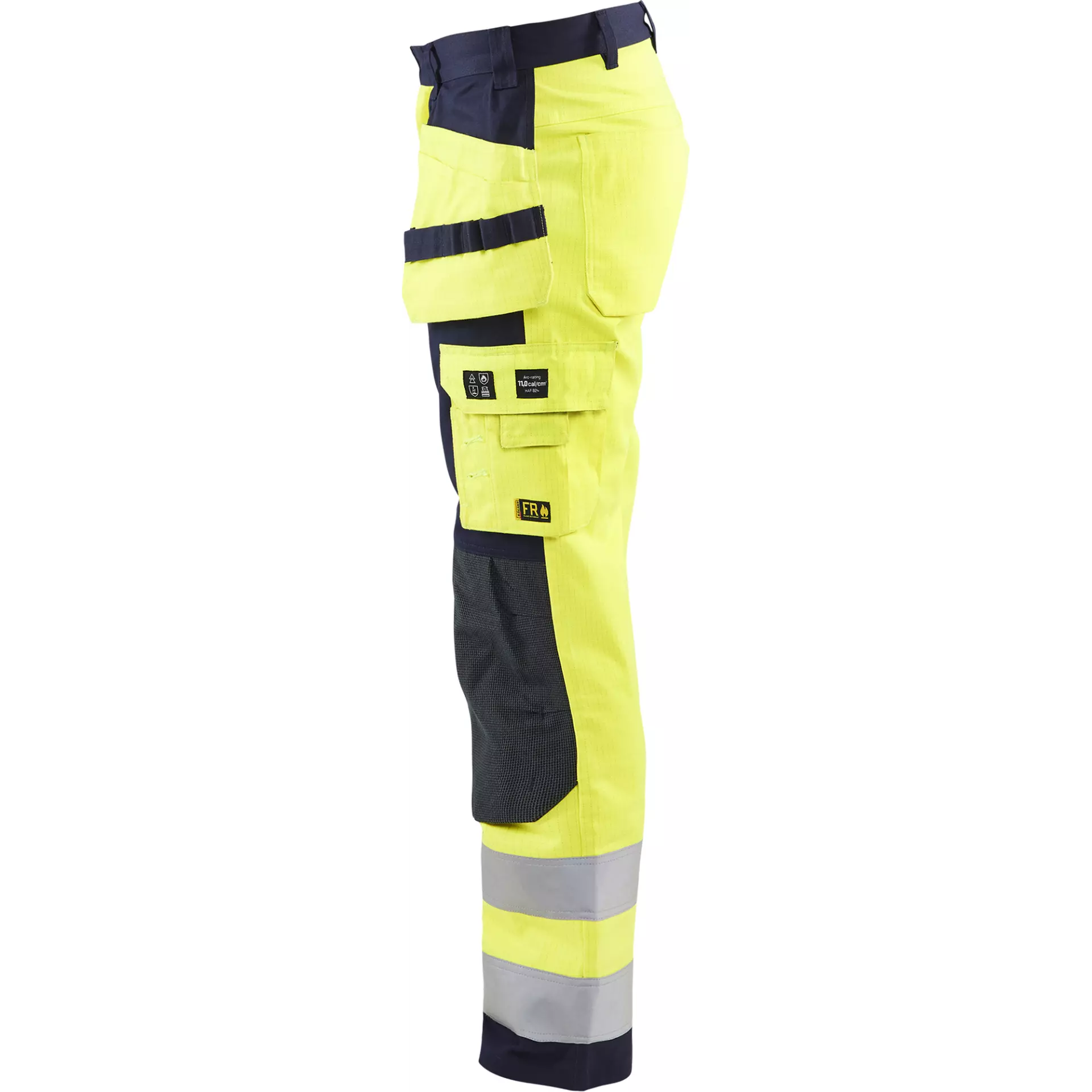 Blåkläder 157915143389, Multinorm Craftsman Work Pants, Yellow/Navy Blue, image 3