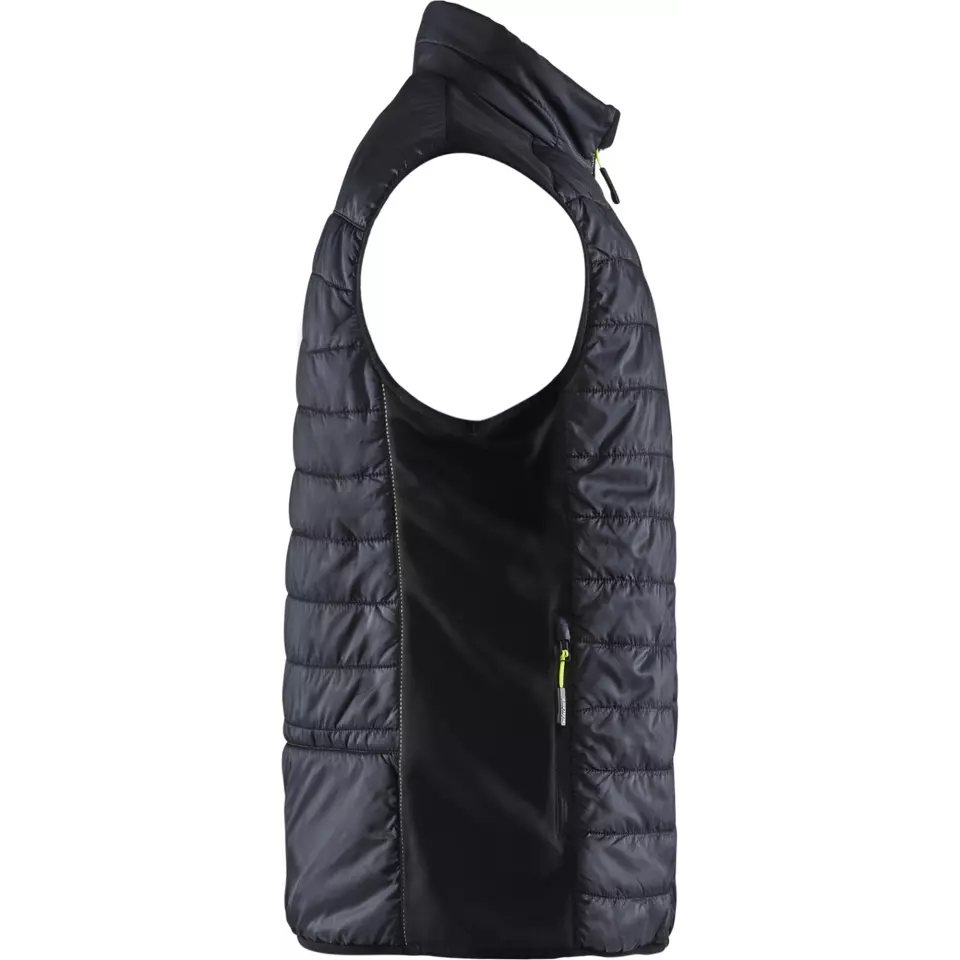 Blaklader 386320309933, Gefütterte Weste, Schwarz/Gelb, image 2, gallery thumbnail