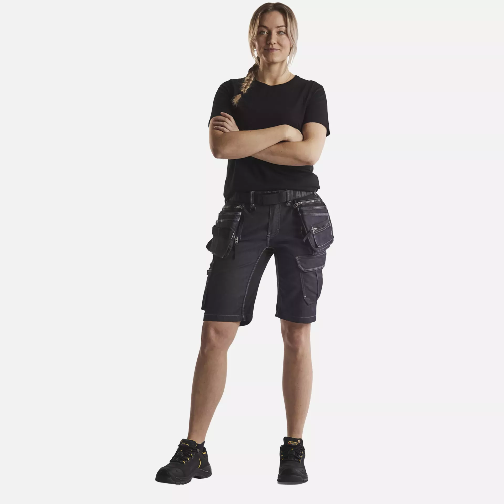 Blaklader 799211418999, Damen Handwerker Shorts X1900 Stretch, Marineblau/Schwarz, image 5