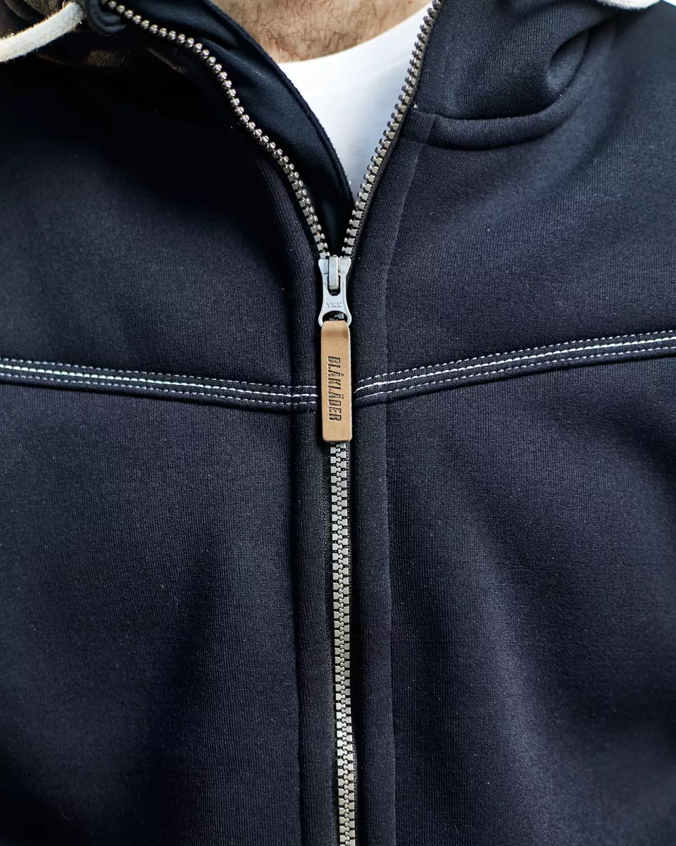 Blaklader 493325149900, Pile Lined Hooded Sweatshirt, Black, image 6, gallery thumbnail