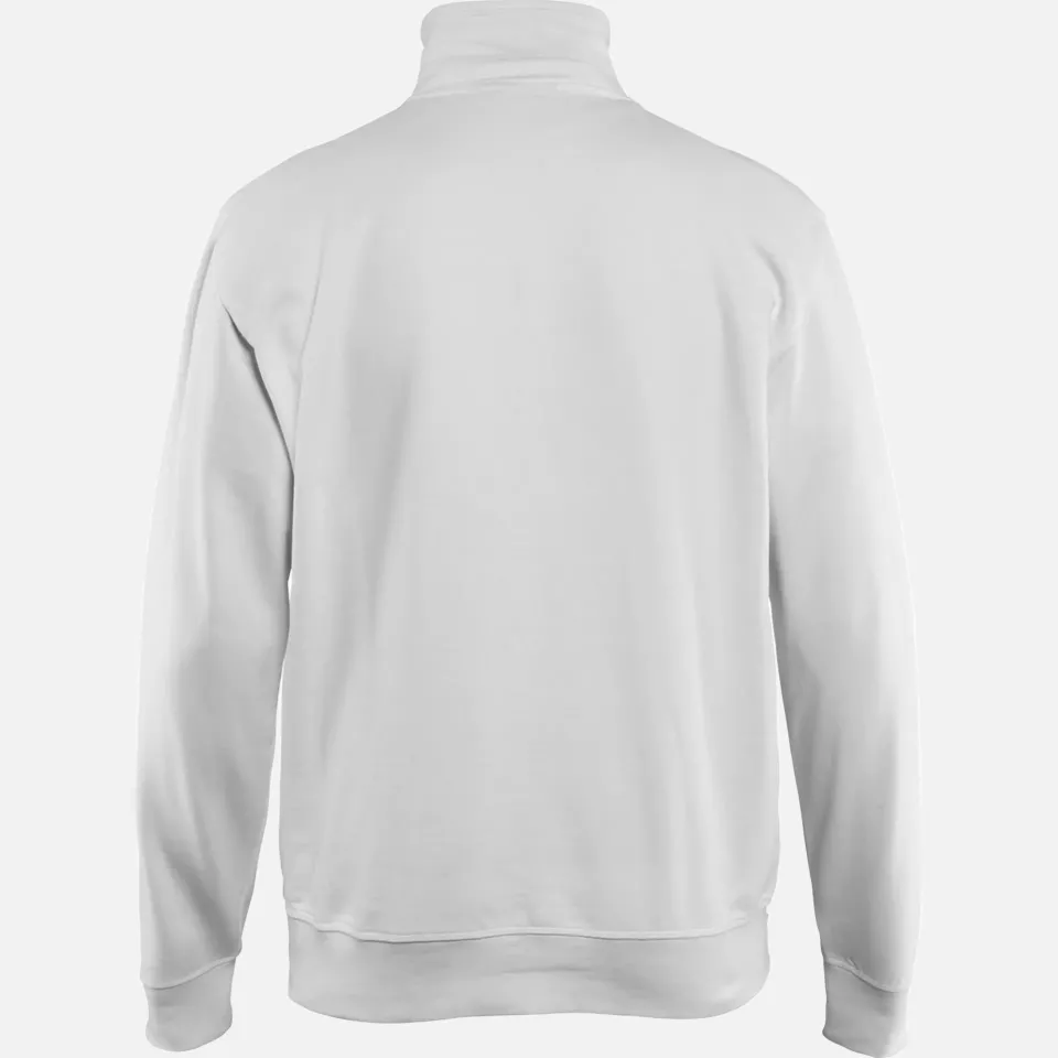 Blaklader 336911581000, Sweatshirt mit Half-Zip, Weiß, image 4, gallery thumbnail