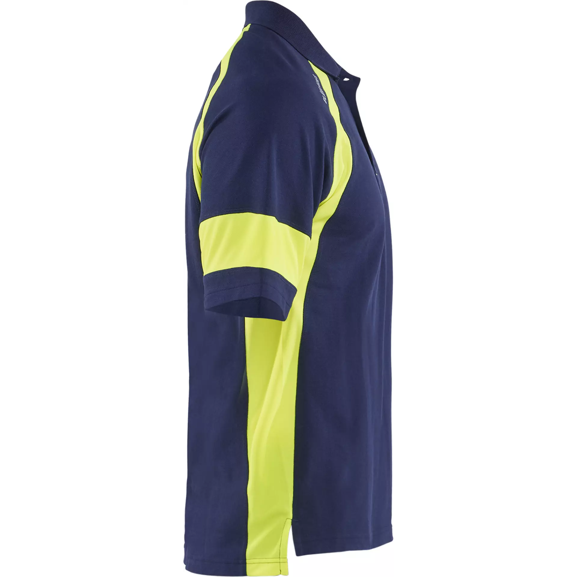 Blaklader 352810508933, High Vis Polo Shirt, Navy Blue/ Yellow, image 2