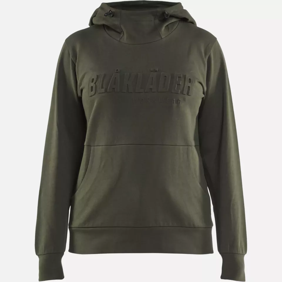 Blaklader 356011584209, 3D Ladies Hooded Sweatshirt, Forest Green, image 1, gallery thumbnail
