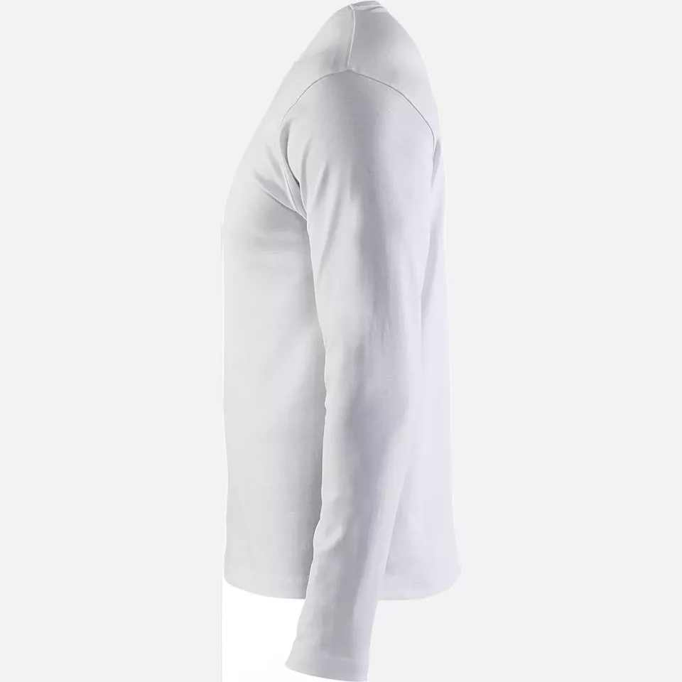 Blaklader 331410321000, Long Sleeve T-Shirt, White, image 3, gallery thumbnail