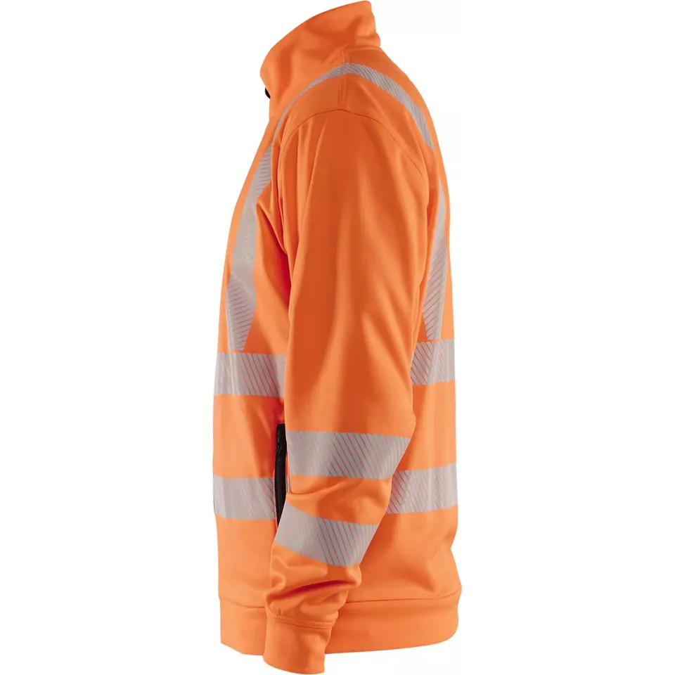 Blåkläder 356325385300, High Vis Sweatjacke, Orange, image 3, gallery thumbnail