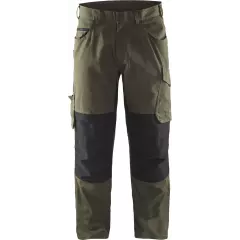 149513304599, Blåkläder Stretch Work Pants, Dark Olive Green/Black