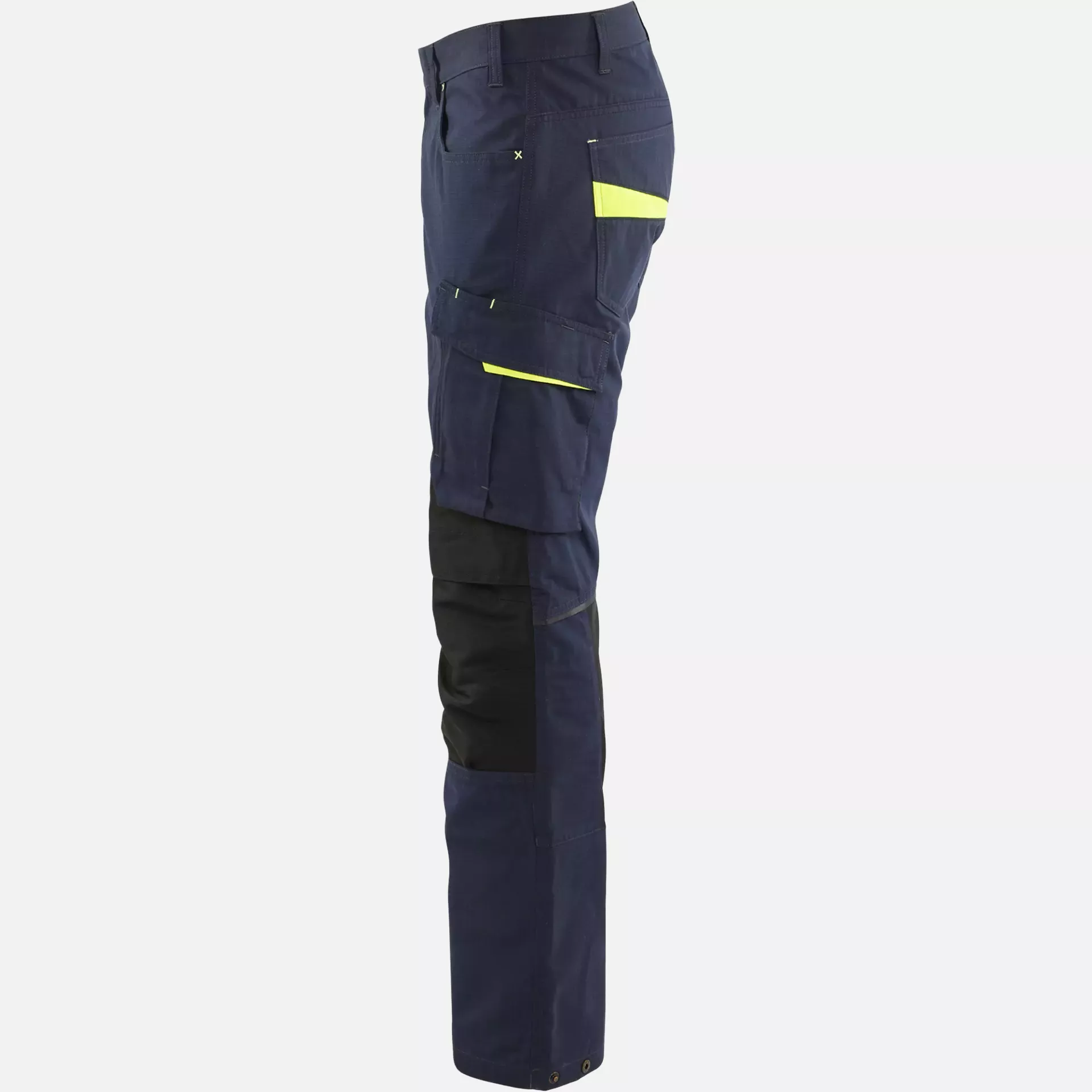 Blaklader 149513308633, Stretch Work Trousers, Dark Navy/Yellow, image 3