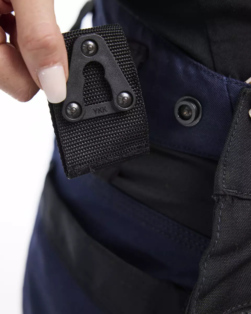 Blaklader 717011498699, STRIKER Ladies' Stretch Craftsman Work Trousers, Dark Navy Blue/Black, image 10, gallery thumbnail