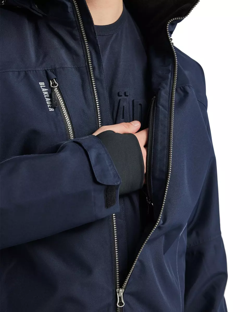 Blaklader 489019778699, Lined Lightweight Winter Jacket, Dark Navy/Black, image 8, gallery thumbnail