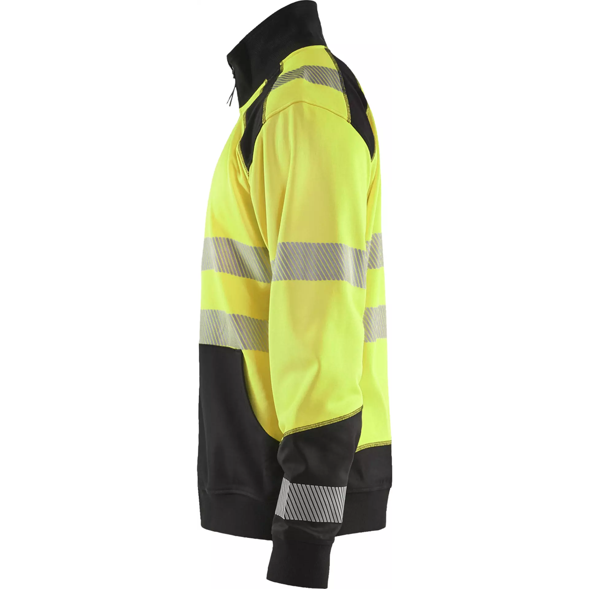 Blaklader 355825283399, High Vis Zip Sweatshirt, Yellow/Black, image 3