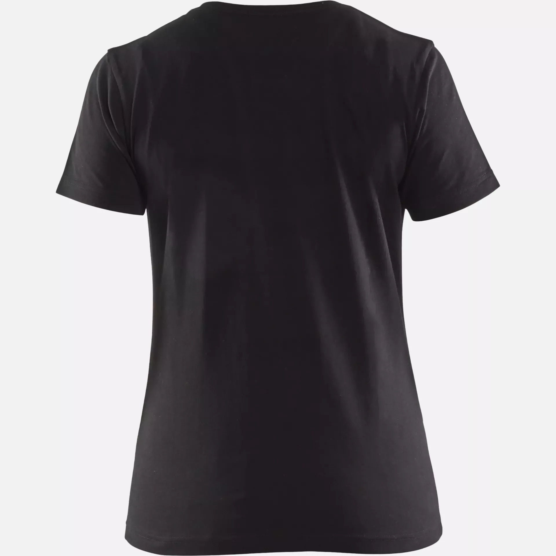 Blaklader 347910429933, Ladies T-Shirt, Black/Yellow, image 4