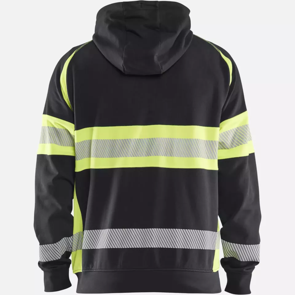 Blaklader 355211589933, High Vis Kapuzenjacke, Schwarz/Gelb, image 4, gallery thumbnail