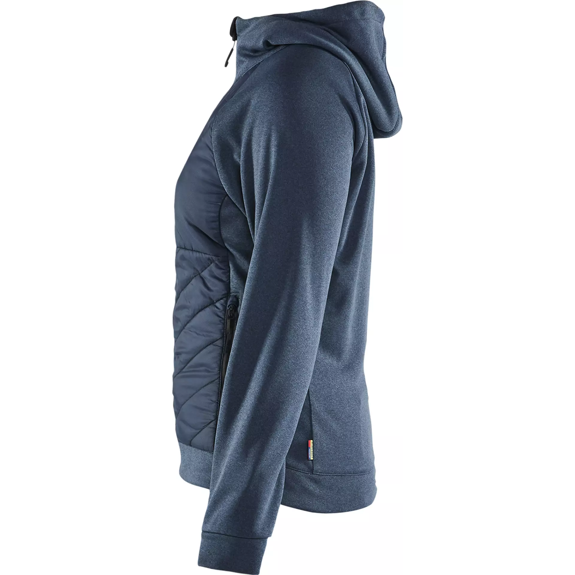 Blåkläder 346425338286, Women's Hybrid Sweatshirt, Dove Blue/Dark Navy, image 3