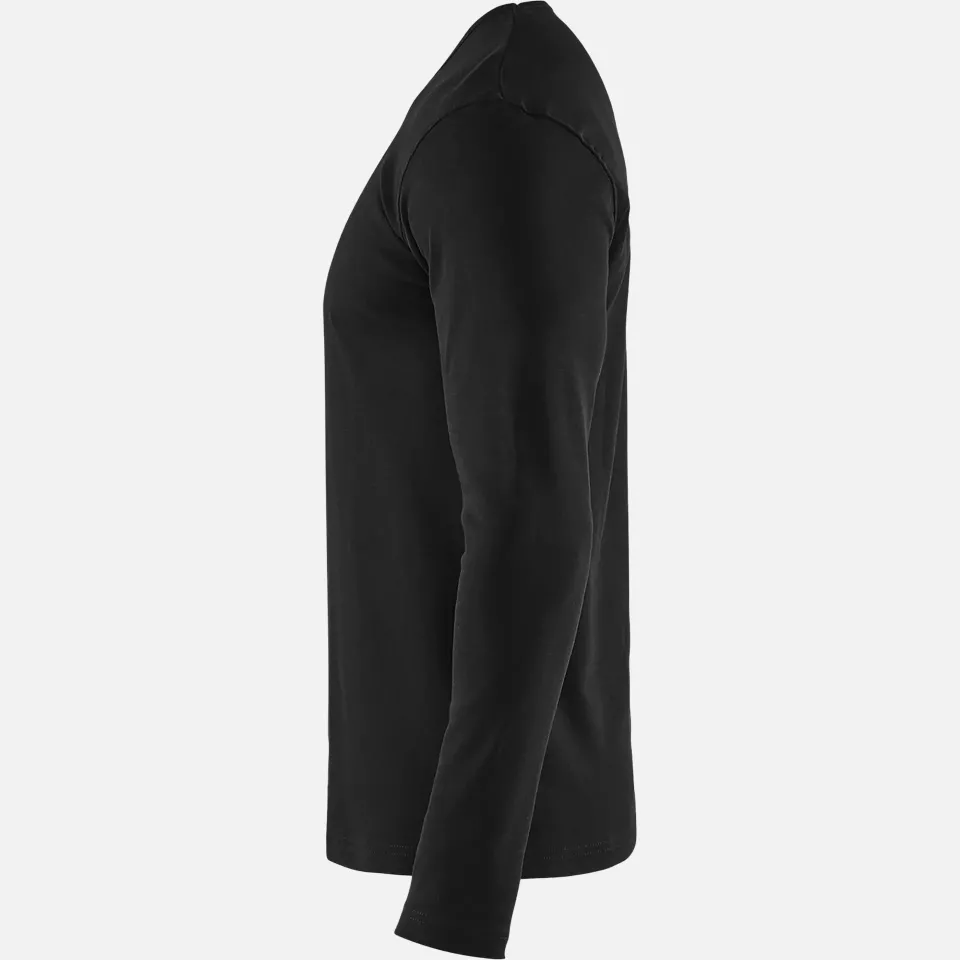 Blaklader 331410329900, Long Sleeve T-Shirt, Black, image 3, gallery thumbnail