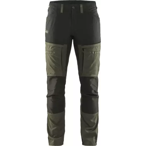 Blåkläder Stretch Work Trousers, Dark Olive Green/Black