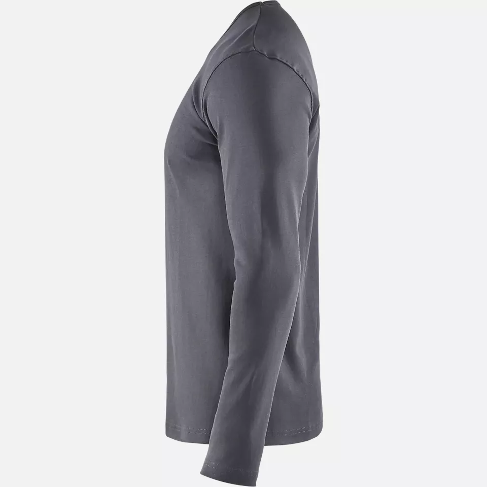 Blaklader 331410329400, Long Sleeve T-Shirt, Grey, image 3, gallery thumbnail