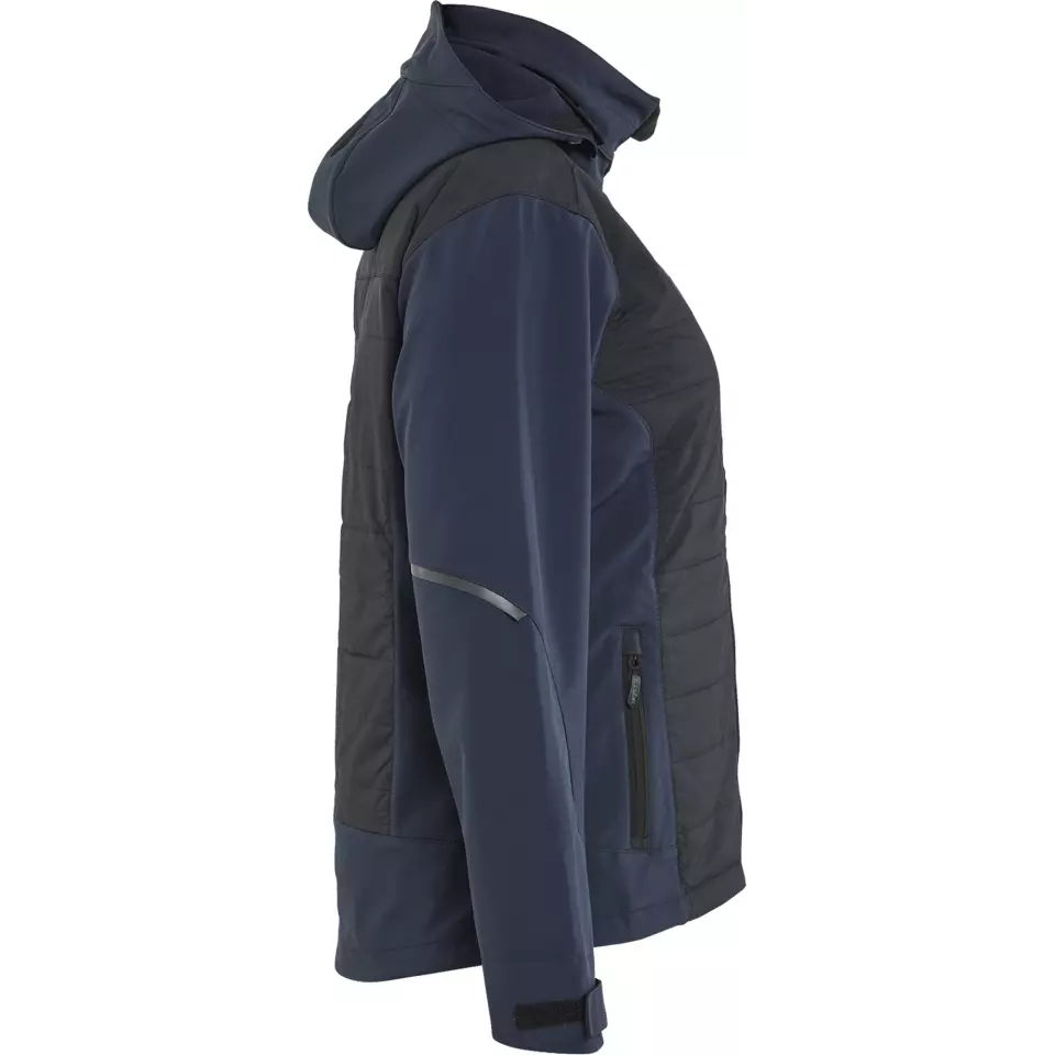 Blåkläder 473325138699, Women's Hybrid Jacket, Dark Navy Blue/Black, image 2, gallery thumbnail