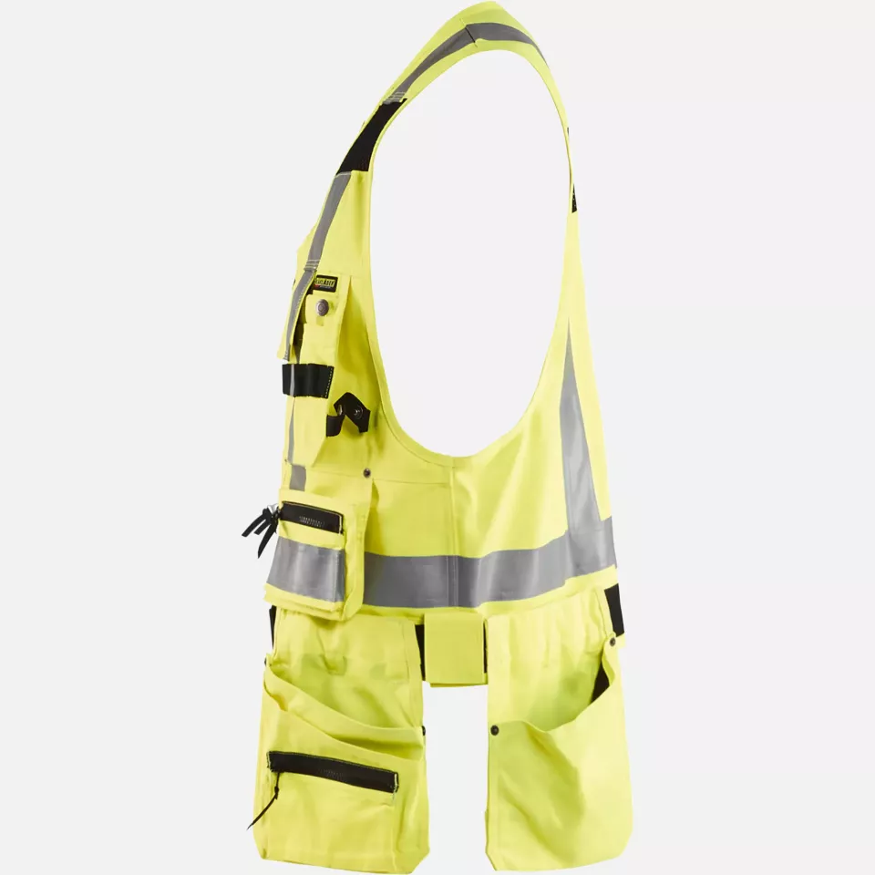 Blaklader 303218043300, High Vis Tool Vest, Yellow, image 3, gallery thumbnail