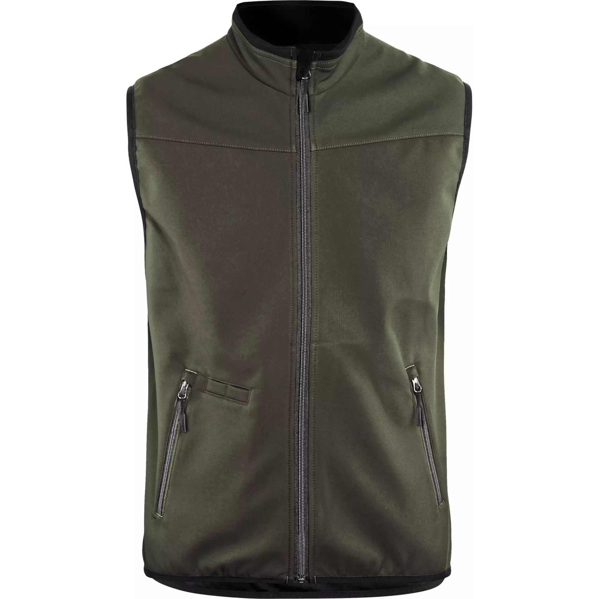 Blaklader 385025164599, Softshell Vest, Dark Olive Green/Black