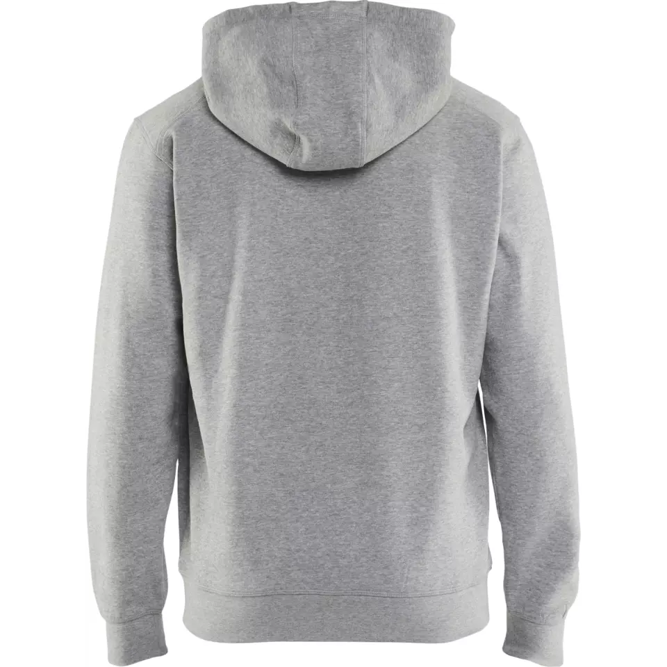 Blåkläder 339611579000, Hooded Sweatshirt, Grey Melange, image 4, gallery thumbnail