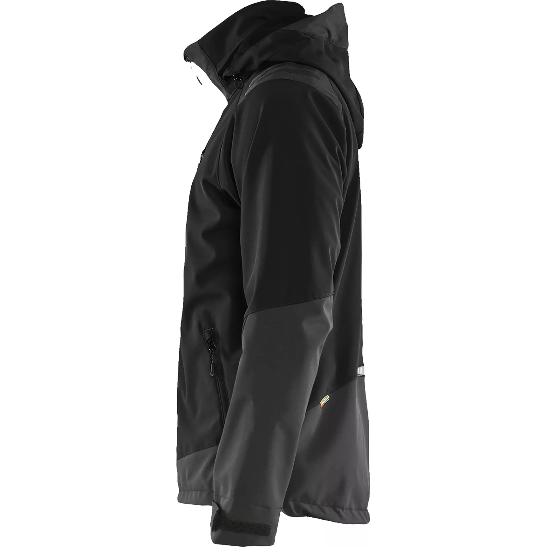 Blåkläder 474925139933, Softshell Jacket, Black/Yellow, image 3