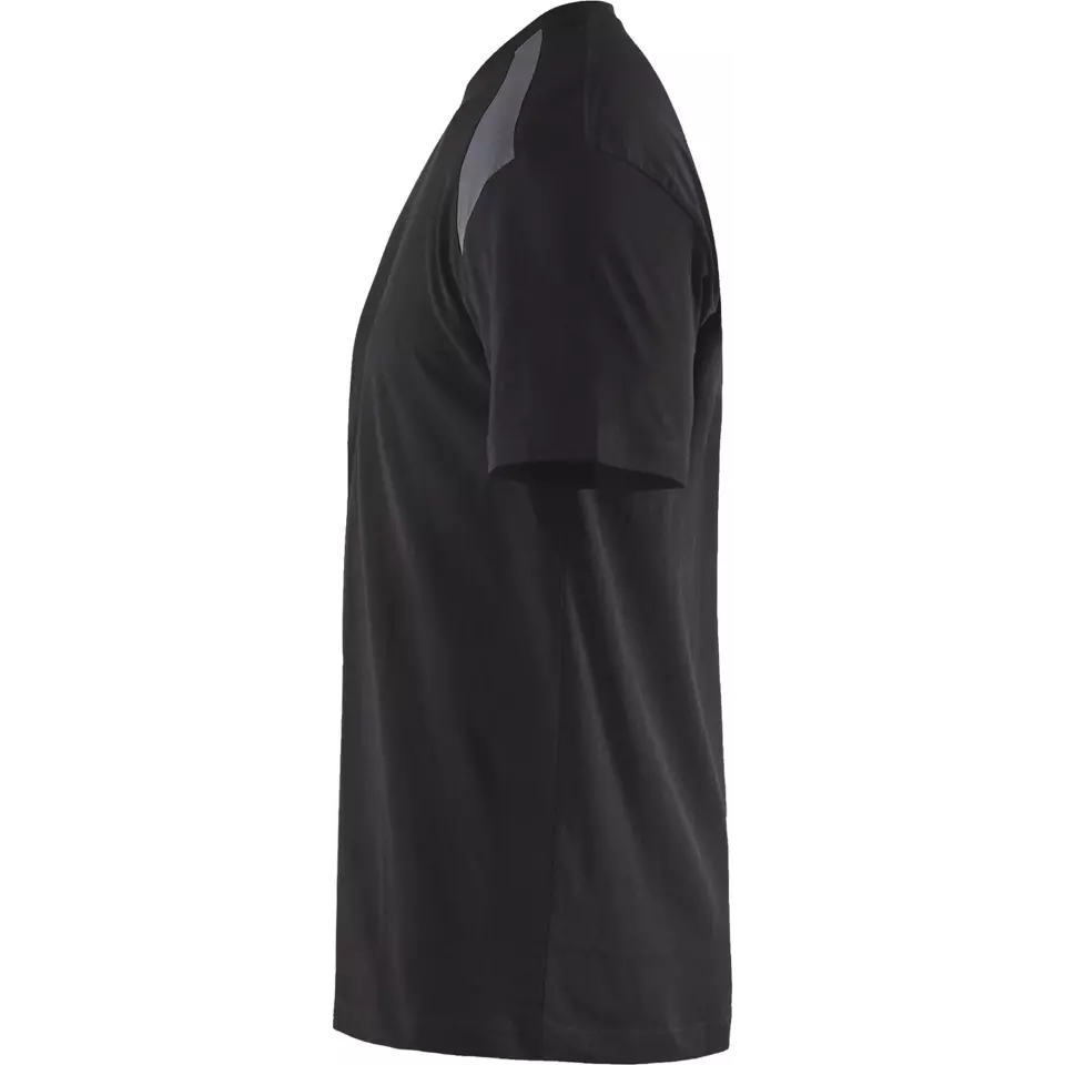 Blåkläder 337910429996, T-Shirt, Black/Medium Grey, image 3, gallery thumbnail