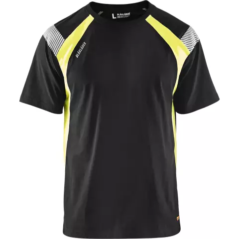 Blaklader T-Shirt, Black/Yellow
