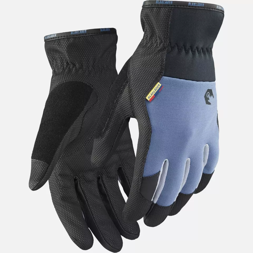 Blaklader 285014159982, Supreme Strong Work Glove, Black/Blue, image 1, gallery thumbnail