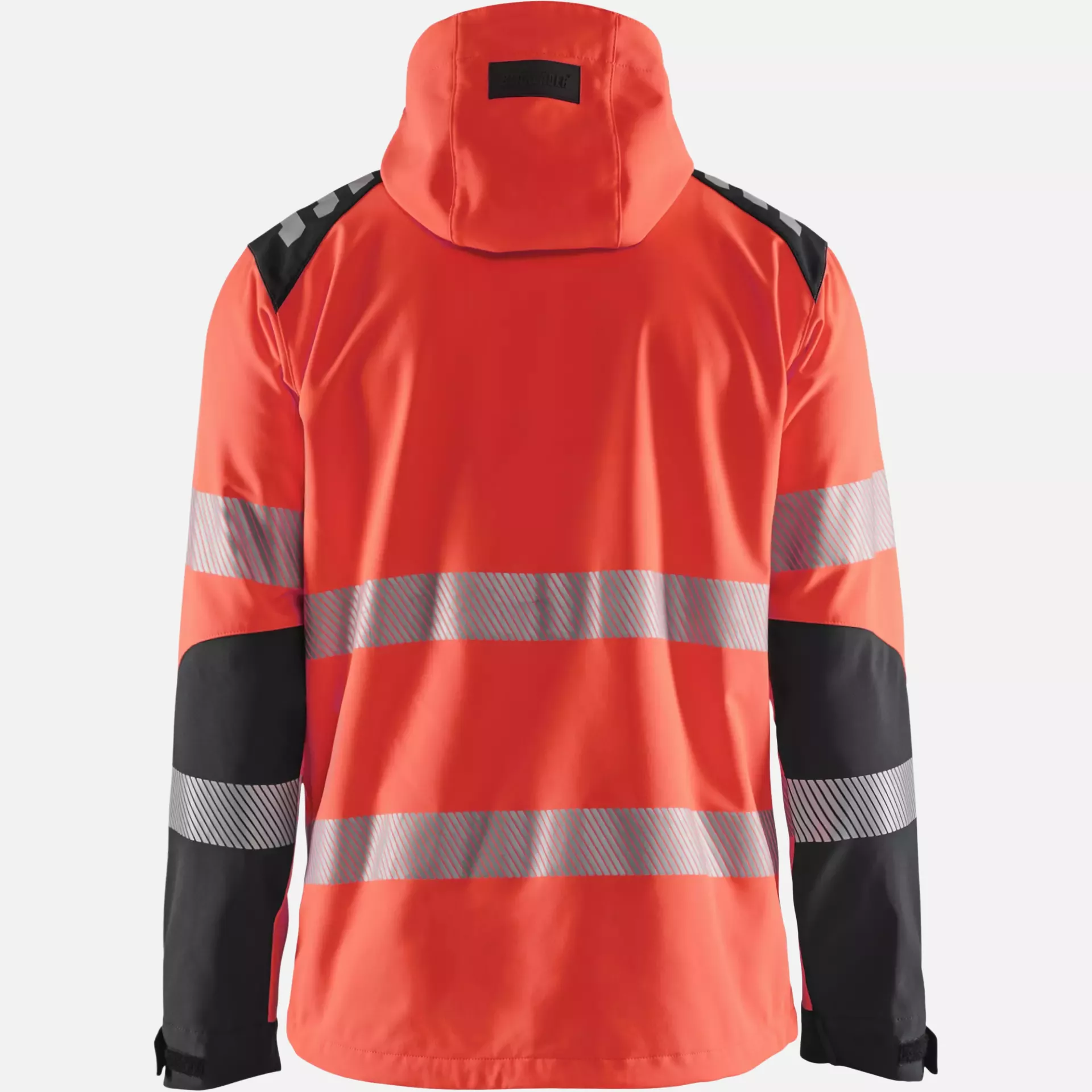 Blaklader 449125135599, High Vis Softshell Jacket, Red/Black, image 4