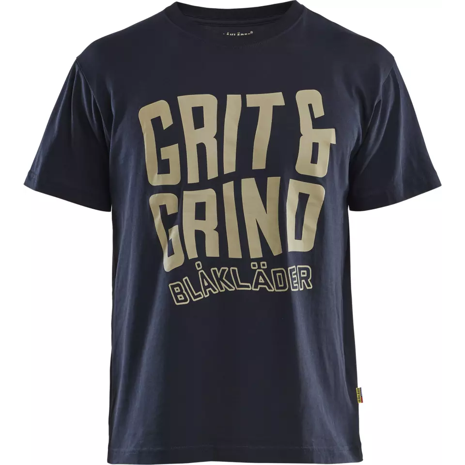 Blaklader 942110428600, Grit and Grind T-Shirt, Dark Navy