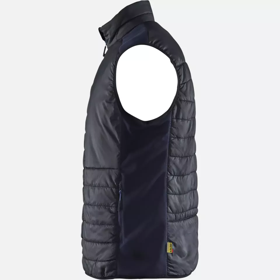 Blaklader 386320309986, Lined Vest, Black/Dark Navy, image 3, gallery thumbnail
