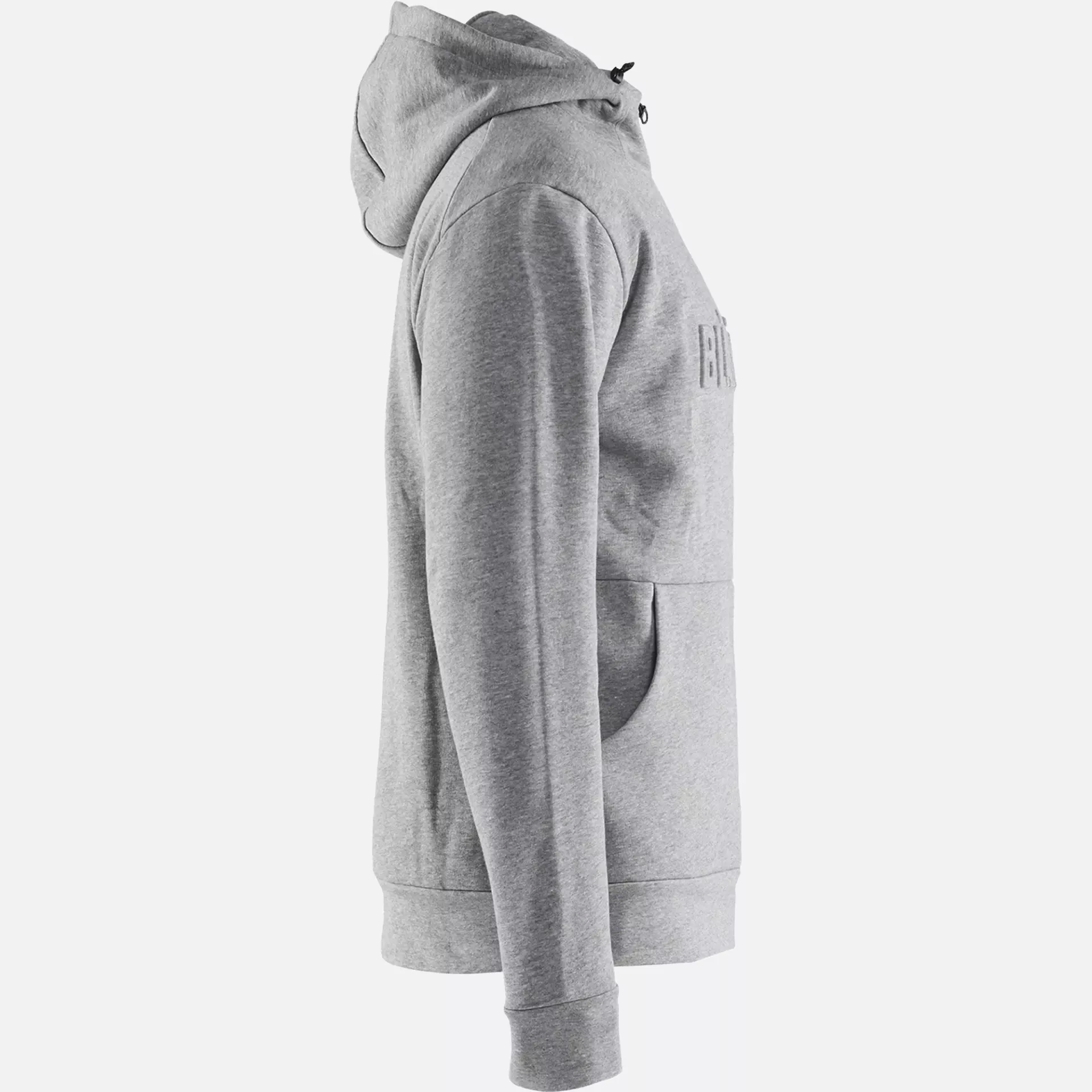 Blaklader 356011579000, 3D Women's Hooded Sweatshirt, Grey Melange, image 2