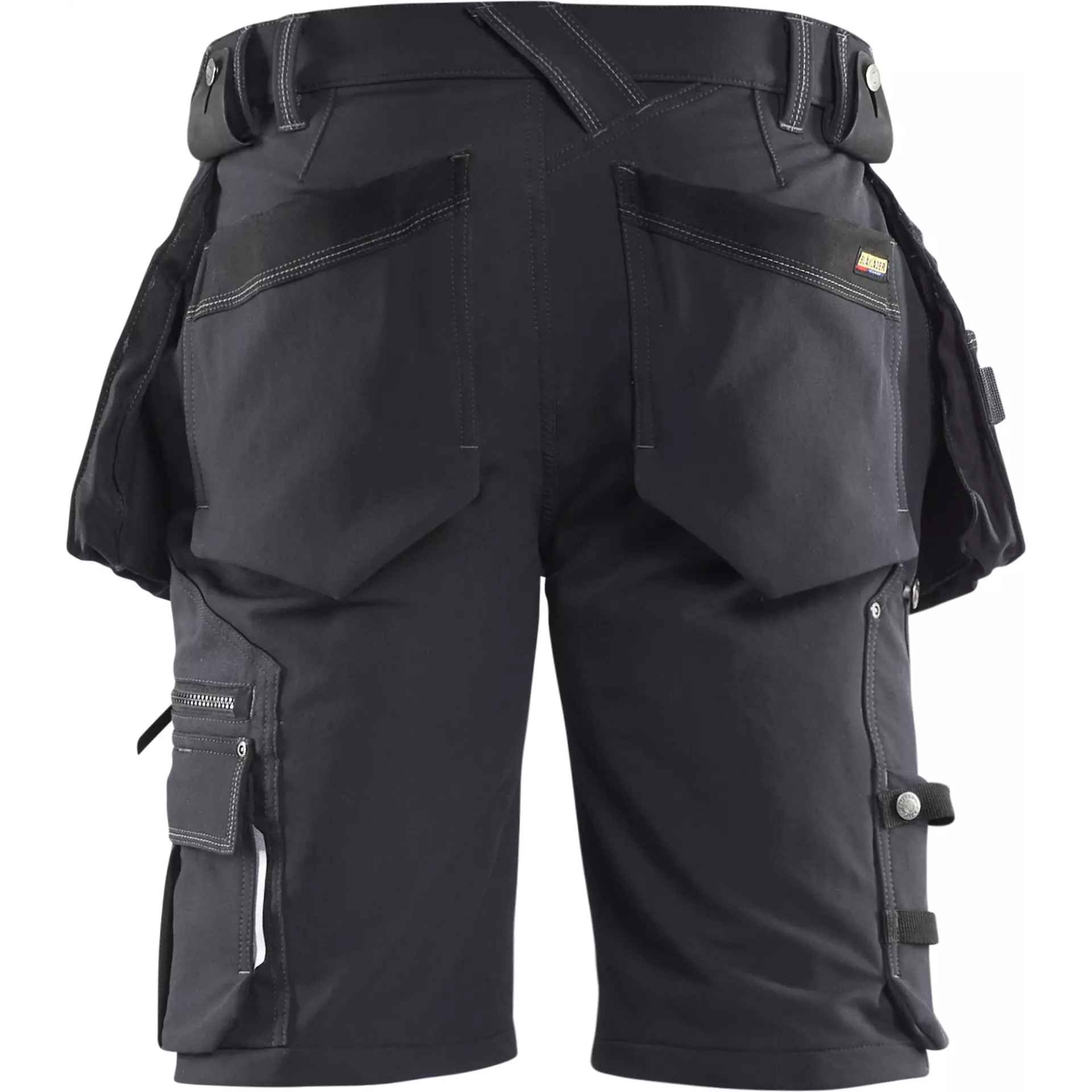 Blaklader 198816449899, X1900 4-Way Stretch Craftsman Shorts, Dark Grey/Black, image 4