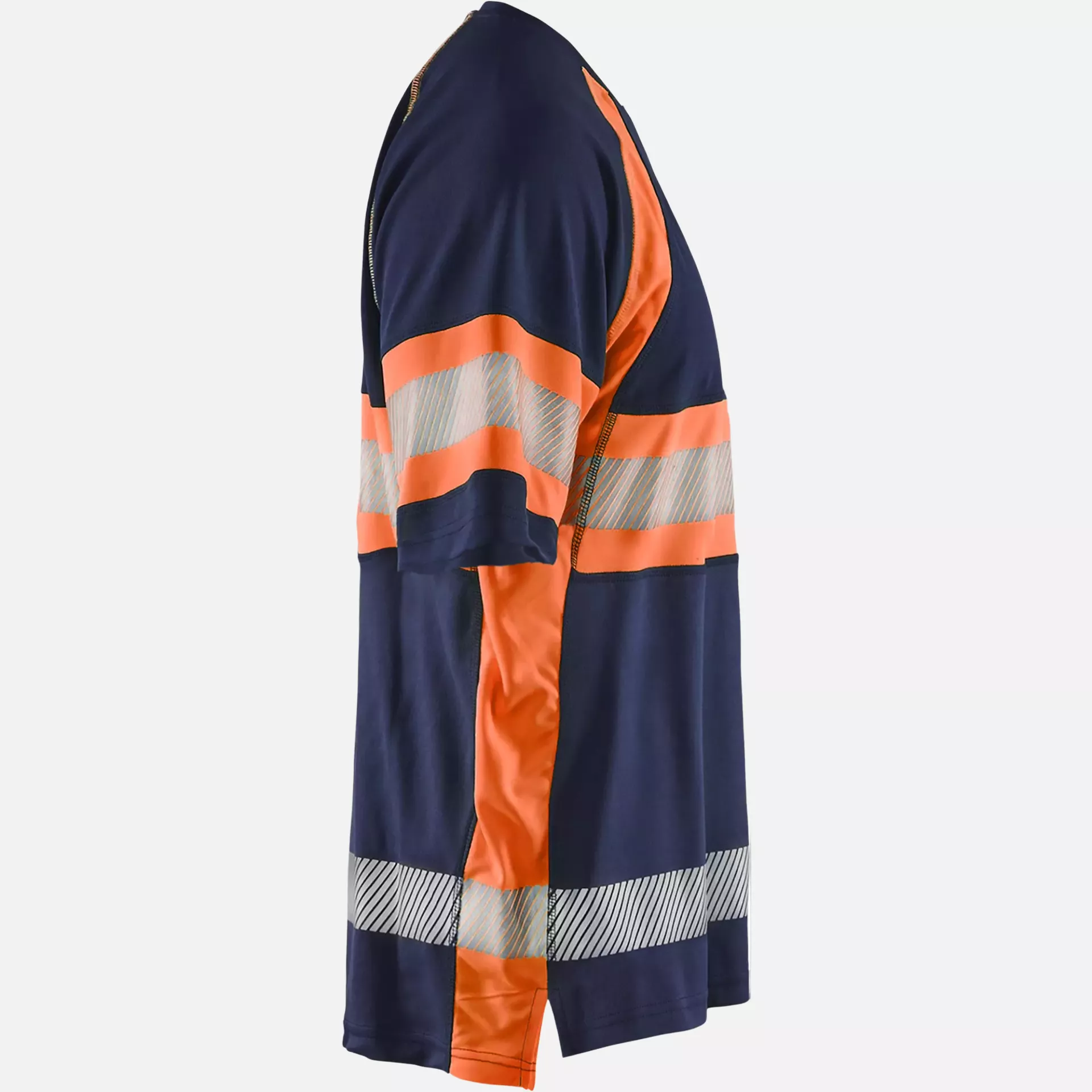 Blaklader 333710518953, High Vis UV Protection T-Shirt, Navy/Orange, image 2