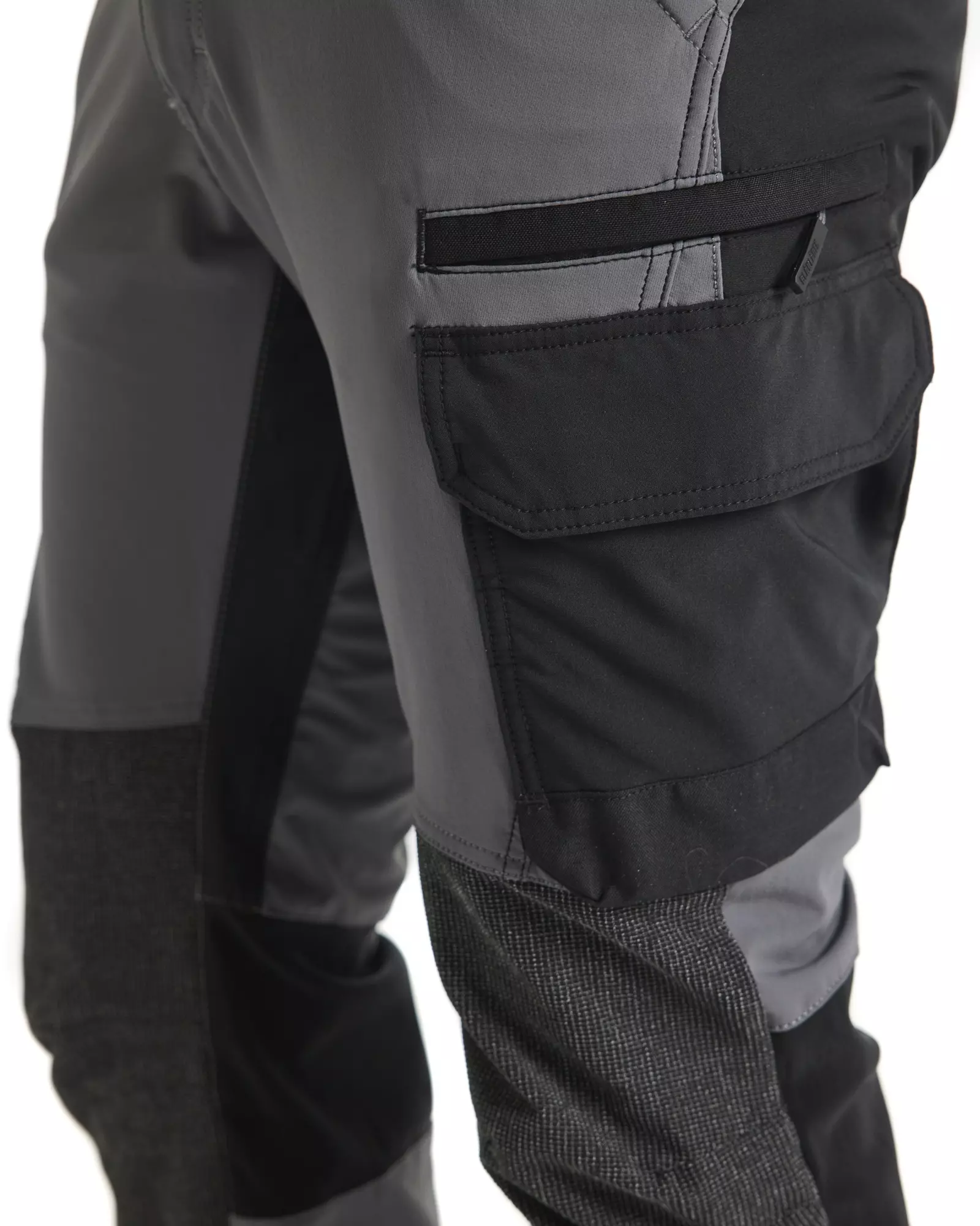 Blaklader 142216459699, 4-Wege-Service Stretch Arbeitshose, Mittelgrau/Schwarz, image 6